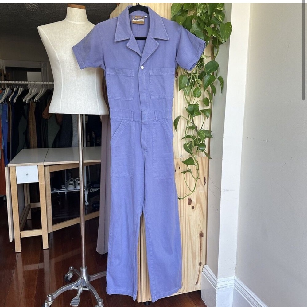 Big Bud Press Faded Grape Short-sleeve jumpsuit - XS petite